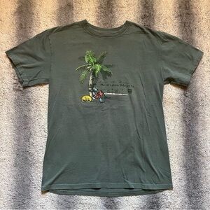 The Duck Co Norwegian Majesty Green Graphic T-Shirt Men’s Medium NCL Tees Palms